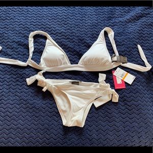 Vince Camuto Bikini 2pc size Small White NWT